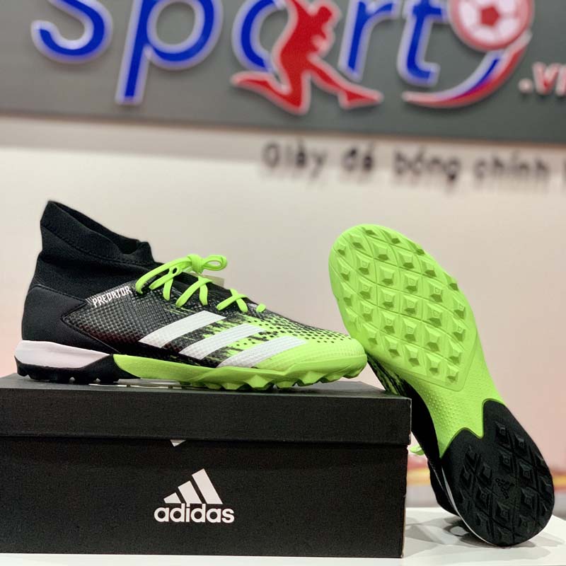 adidas Predator 20.3 TF Precision To Blur - Signal Green/Footwear White/Core Black - EH2912